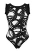 Shan Billy High-Neck One-Piece Swimsuit With Ruffled Shoulders
